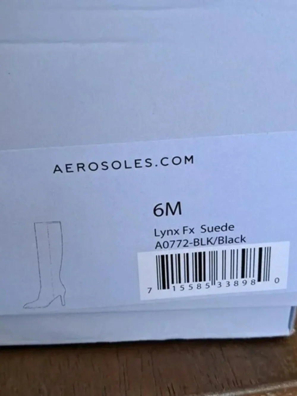 Aerosoles Lynx Boot - Color: Black Suede - Size: Women 6 - Picture 6 of 7